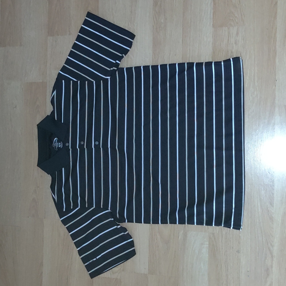 Champions Tour Stripes Polo Golf Shirt Men's M